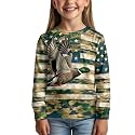 Uourmeti Girls Graphic Tees Long Sleeve T Shirts for Teens