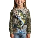 Uourmeti Girls Graphic Tees Long Sleeve T Shirts for Teens