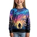 Uourmeti Girls Graphic Tees Long Sleeve T Shirts for Teens
