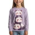 Uourmeti Girls Graphic Tees Long Sleeve T Shirts for Teens