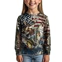 Uourmeti Girls Graphic Tees Long Sleeve T Shirts for Teens