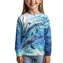 Uourmeti Girls Graphic Tees Long Sleeve T Shirts for Teens
