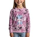 Uourmeti Girls Graphic Tees Long Sleeve T Shirts for Teens