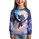 Uourmeti Girls Graphic Tees Long Sleeve T Shirts for Teens