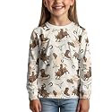 Uourmeti Girls Graphic Tees Long Sleeve T Shirts for Teens