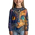 Uourmeti Girls Graphic Tees Long Sleeve T Shirts for Teens