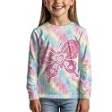 Uourmeti Girls Graphic Tees Long Sleeve T Shirts for Teens