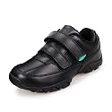 UOVO Boys School Shoes Uniform Black Dress Shoes for Kids