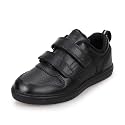 UOVO Boys School Shoes Uniform Black Dress Shoes for Kids