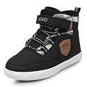 UOVO Kids Boys Shoes Water Resistant Boots Non-Slip Mid-Top Skateboarding Childern Athletic (Little/Big Kids)