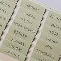 UPAFEXXI-Laminated Bible Tabs with Book Summaries, Bible Study Supplies
