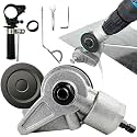 Updated Electric Drill Plate Cutter,Metal Nibbler Drill Attachment,Sheet Metal Cutter,Metal Shears with Adapter,Drill Cut Pro,Cutting Iron, Steel,Copper, Aluminum, White Sheet