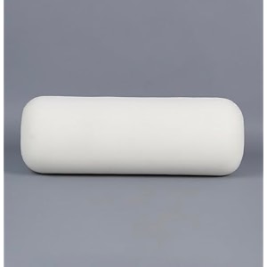 microfiber decorative pillow bolster size- 16x32 inches 1 pcs white