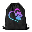 Upetstory Animals Patterned Drawstring Gym Bag for Teens Kids, Cinch Backpack for School Gifts