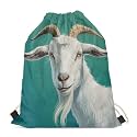Upetstory Animals Patterned Drawstring Gym Bag for Teens Kids, Cinch Backpack for School Gifts