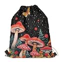 Upetstory Animals Patterned Drawstring Gym Bag for Teens Kids, Cinch Backpack for School Gifts