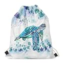 Upetstory Animals Patterned Drawstring Gym Bag for Teens Kids, Cinch Backpack for School Gifts