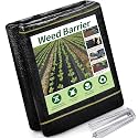 UPGRADE 4ft x 50ft Premium Weed Barrier, 3.5oz Heavy Duty Landscape Fabric Garden Woven Ground Cloth with Superior Permeability Weed Control