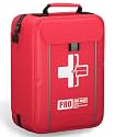 Upgrade - Comprehensive First Aid Kit with Labelled Compartments, Molle System Emergency Kits for Car,Home,Hiking, Backpacking, Camping, Traveling, and Cycling