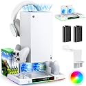 Upgrade Cooling Fan &Dual Charge Stand for Xbox Series X Console&Controller