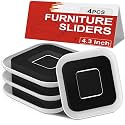 Upgrade Furniture Sliders with Groove - Furniture Sliders for Carpets