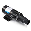 Upgrade Materials, Macerator Pump for 18590-2092, 12V 12GPM, Self Priming Macerator Waste Pump, Run-Dry Protection, Sturdy Build, High Performance, for RV,Marine,Household Wastewater