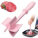 Upgrade Meat Chopper, Heat Resistant Meat Masher for Hamburger Meat, Ground Beef Smasher, Nylon Hamburger Chopper Utensil, Non Stick Mix and Chop, Potato Masher Tool
