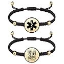 Upgrade Medical Bracelets Men Women with QR Code Medical Alert ID Bracelets