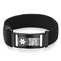Upgrade Medical Bracelets Men Women with QR Code Medical Alert ID Bracelets