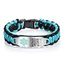 Upgrade Medical Bracelets Men Women with QR Code Medical Alert ID Bracelets