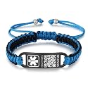 Upgrade Medical Bracelets Men Women with QR Code Medical Alert ID Bracelets