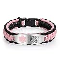 Upgrade Medical Bracelets Men Women with QR Code Medical Alert ID Bracelets