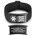 Upgrade Medical Bracelets Men Women with QR Code Medical Alert ID Bracelets