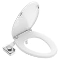 Upgrade Non-Electric Bidet Toilet Seat, Fits Elongated Toilets, Self-Cleaning, Bidet Attachment for Rear &amp; Feminine Wash, Ambient Water Temperature - Bidet with Easy Installation