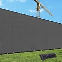 UPGRADE Privacy Fence Screen 8'x24' Dark Grey Outdoor 90% Visibility Blockage 170 GSM Mesh Shade Cover Panels for Backyard,Balcony,Home Decoration with Zip Ties,Customized Avaliable