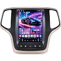 Upgrade Radio for Jeep Grand Cherokee WK 2014 2015 2016 2017: Touch Screen Stereo Replacement with Carplay Android Auto 5GWiFi BT5.0 Backup Camera GPS