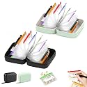 Upgrade Waterproof Pill Pouch Set with 14 Reusable Zipper Pouches (B+G)