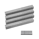 Upgraded 1/4 oz Adhesive Stick-On Wheel Weights, Low Profile, Gray 240pcs