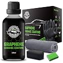 [Upgraded 100ml] UV Graphene Ceramic Coating - 10H Ceramic Coating for Cars-5+ Years Protection, Hydrophobic, Scratch & UV Resistant, High Gloss Finish - Professional-Grade Car Detailing Kit