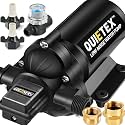 Upgraded 12V DC RV Water Pump – 4.5 GPM 45 PSI Ultra-Quiet Diaphragm Pump with Smart Pressure Switch – Reliable Flow for Campers, Marine, Trailers