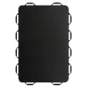 Upgraded 3-Layer Positioning Bed Pad with Handles, Transfer &amp; Slide Sheet for Elderly Care, Waterproof Washable Draw Sheet for Turning, Lifting &amp; Repositioning (60" x 40", Black)