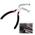 Upgraded 37960 Electrical Disconnect Pliers, 8in Automotive Tools Electrical Connector Pliers, Automotive Tools for Push Tab Style Plugs (60 Degree)