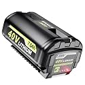 Upgraded 7500mAh OP4026 Replacement Battery Compatible with Ryobi 40V Battery Lithium Replacement OP4050A OP40601 OP40602 for 40V Tools with LED Indicator