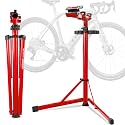 Upgraded Bike Repair Stand Max 176 lbs, Heavy Duty Bicycle Repair Stand, Portable Aluminum E Bike Stand Manintenance Workstand for Any Bike, Heavy E-Bike, Mountain Bike and Road Bike, Red