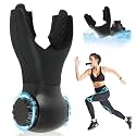Upgraded Breathing Trainer, Portable Resistance Exercise Device with Dual-Adjust System for Max-Improve Strength & Endurance, Breathe Fitness Trainer for Sports & Training, Easy to Use/Clean, Black