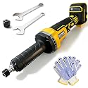 Upgraded Cordless Die Grinder Compatible with Dewalt 20V MAX Battery,Electric Grinder with 26000 RPM Brushless Motor,1/4" Precision Chuck, for Rust Removal, Grinding, Polishing (Battery Not Included)