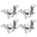 BlueStars [Upgraded] 4 Packs DC96-00887A Dryer Assembly Bracket Thermostat