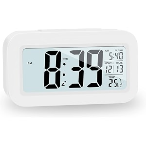 Upgraded Digital Alarm Clock4.3 inch Led Display