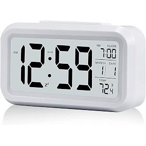 Upgraded Digital Alarm Clock 4.3 inch LED