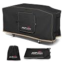 Upgraded Foldable Griddle Cover for Blackstone 36 inch Griddle, 600D Heavy Duty Flat Top Gas Grill Cover for Blackstone 4 Burner Grill, Black